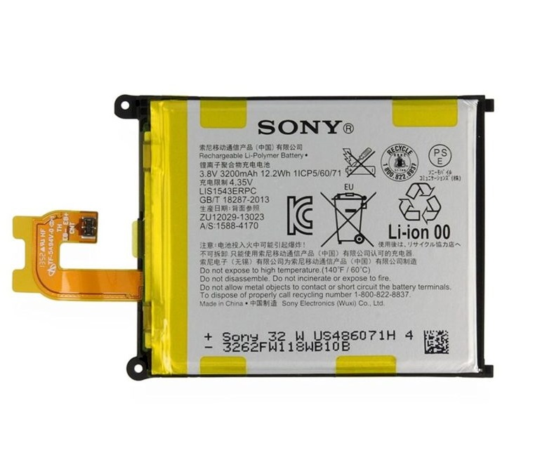 Sony-Xperia-Z2-LIS1543ERPC-Battery-Replacement.png Sony LIS1543ERPC Battery 3200mAh 3.8V - Image 1